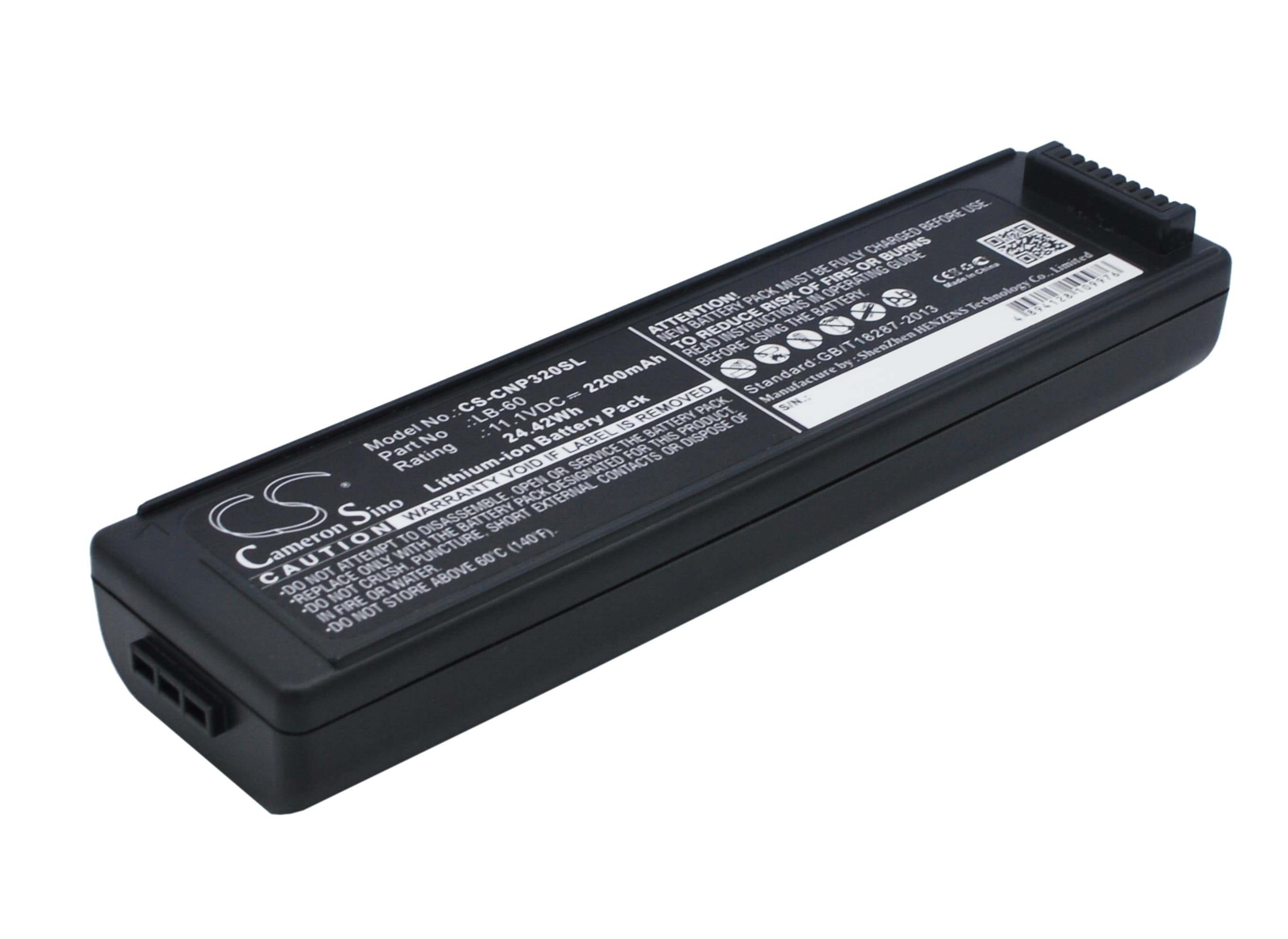 Batteri til skriver for Canon LK-62, PIXMA iP100, PIXMA iP100 min og andre.