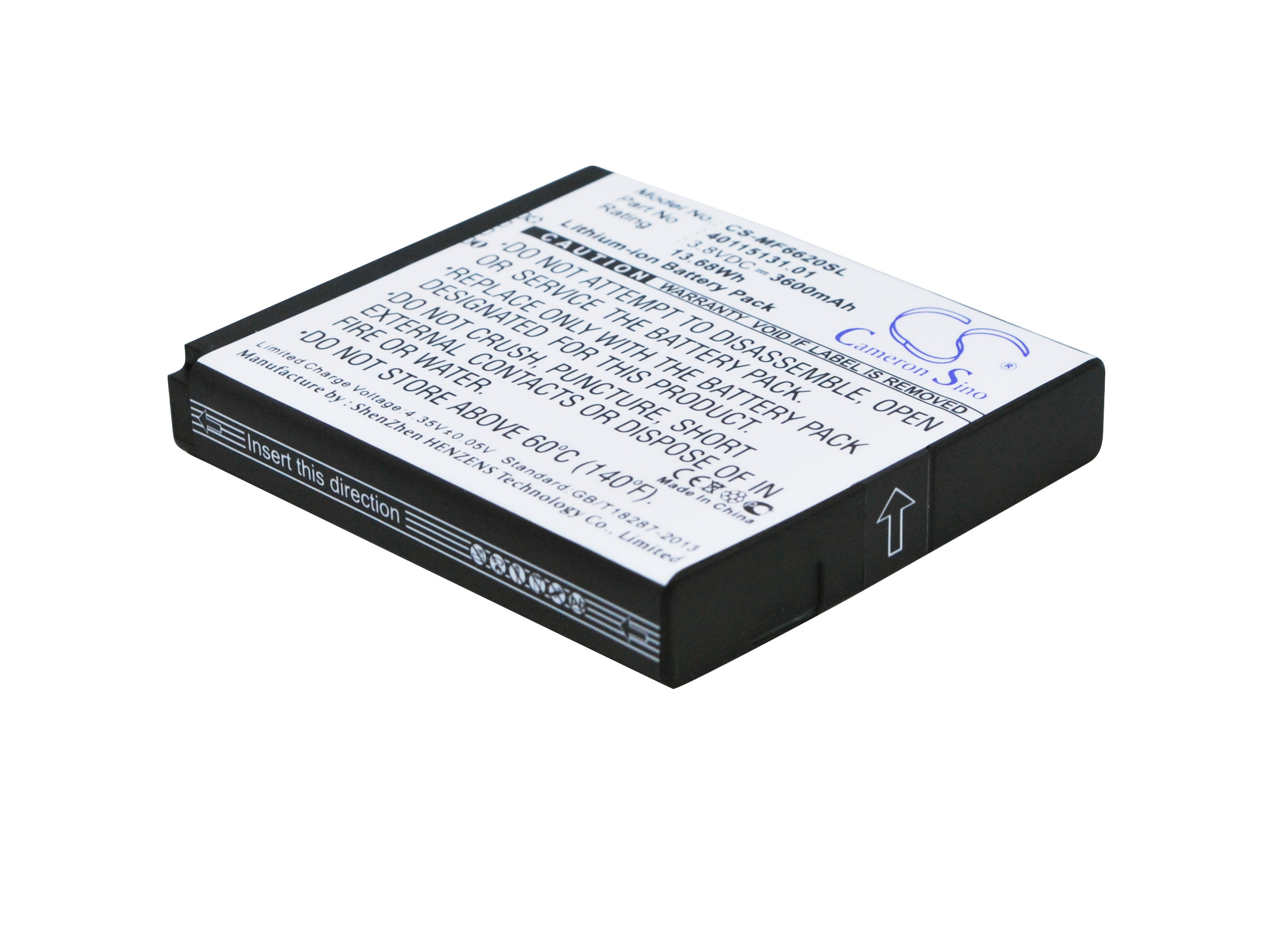 Batteri for hotspot for Novatel Wireless MiFi 6620L, Jetpack MiFi 6620L, MiFi6620L og andre.