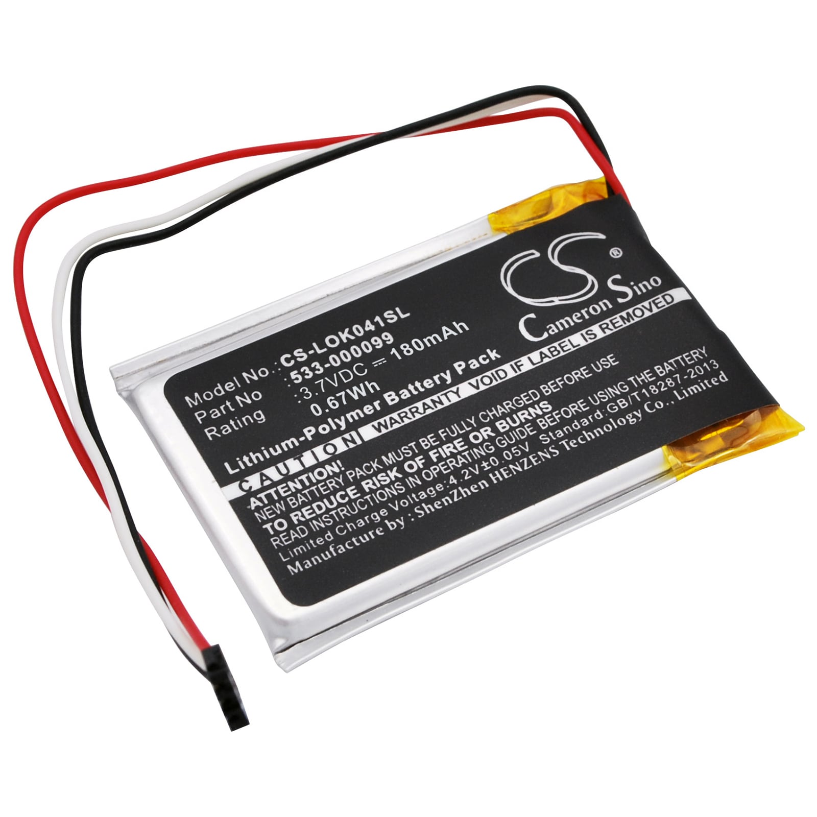 Batteri for tastatur, mus for Logitech Keys-To-Go, ik1041