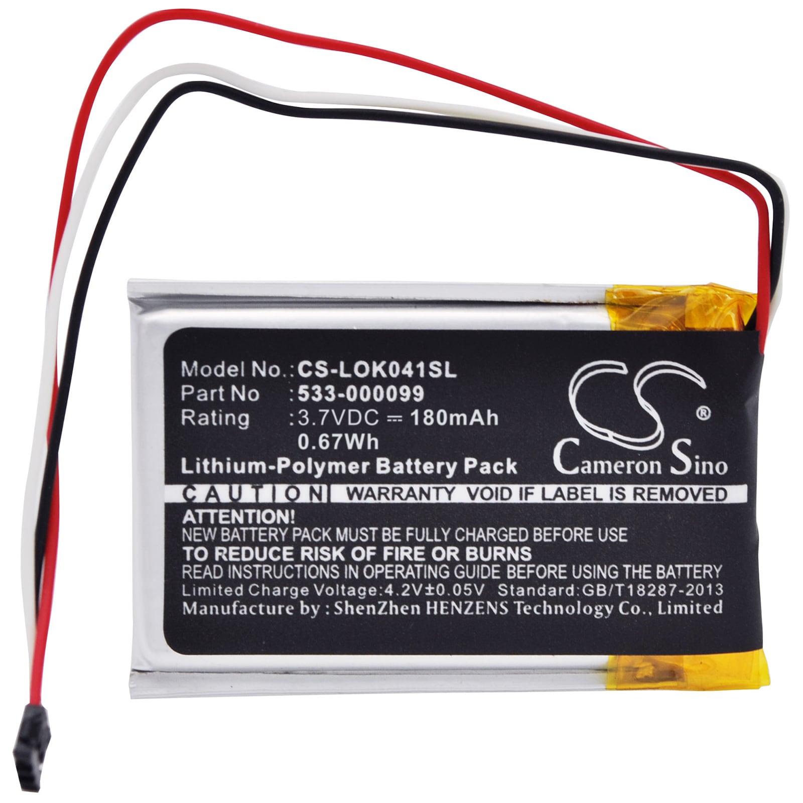 Batteri for tastatur, mus for Logitech Keys-To-Go, ik1041