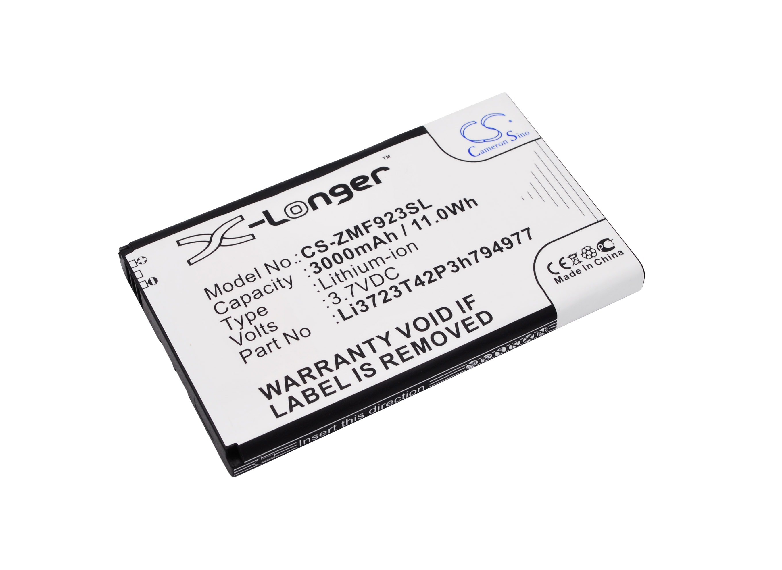 Batteri for hotspot for ZTE MF923, VELOCITY