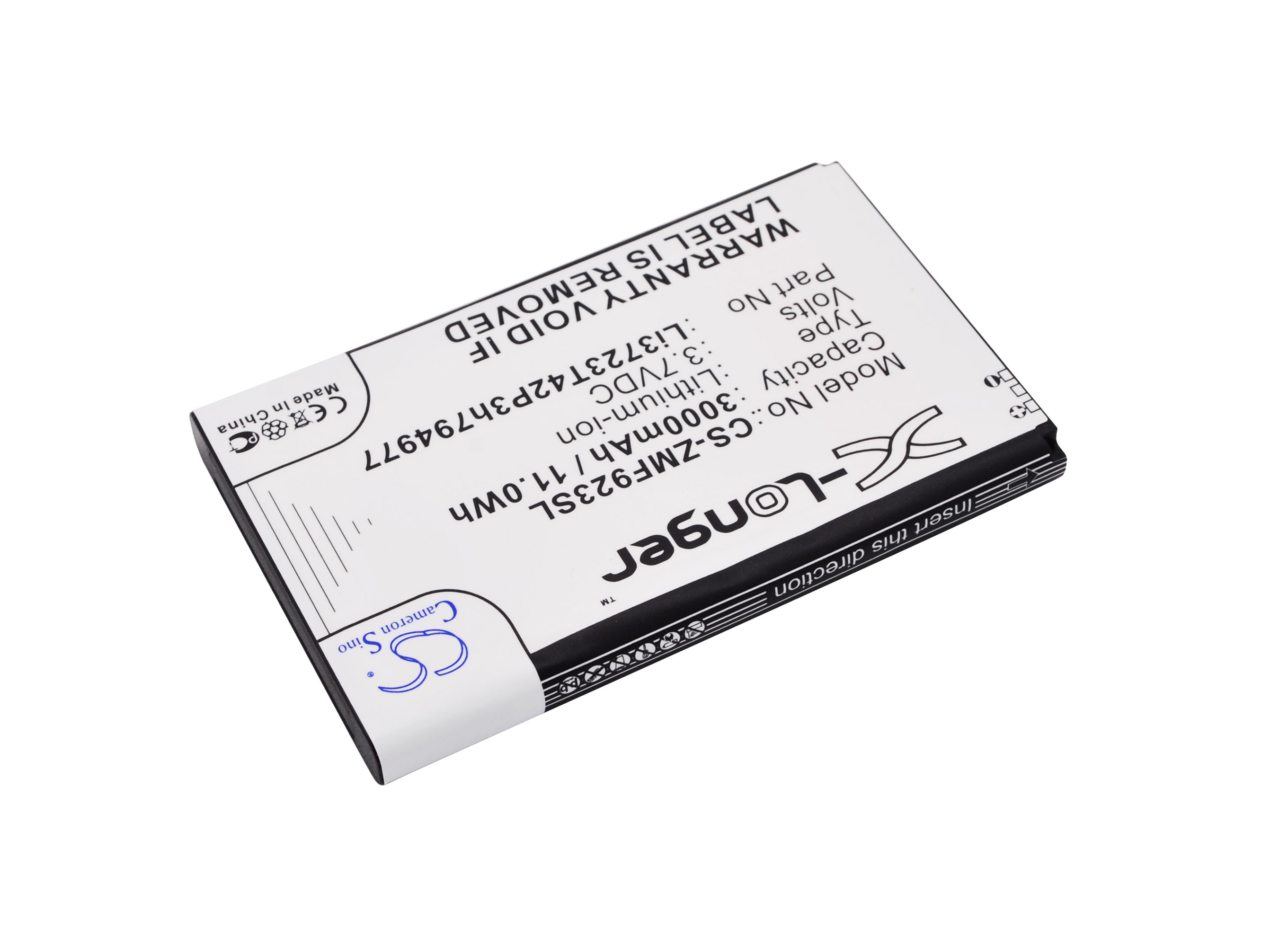 Batteri for hotspot for ZTE MF923, VELOCITY
