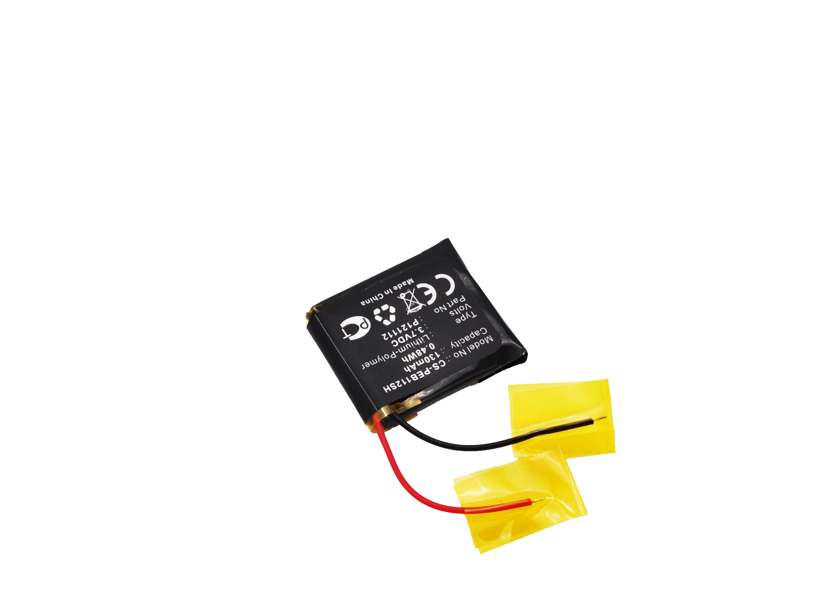 Batteri til smartklokke for Pebble E-Paper, Pebble Steel, Watch 2 osv.
