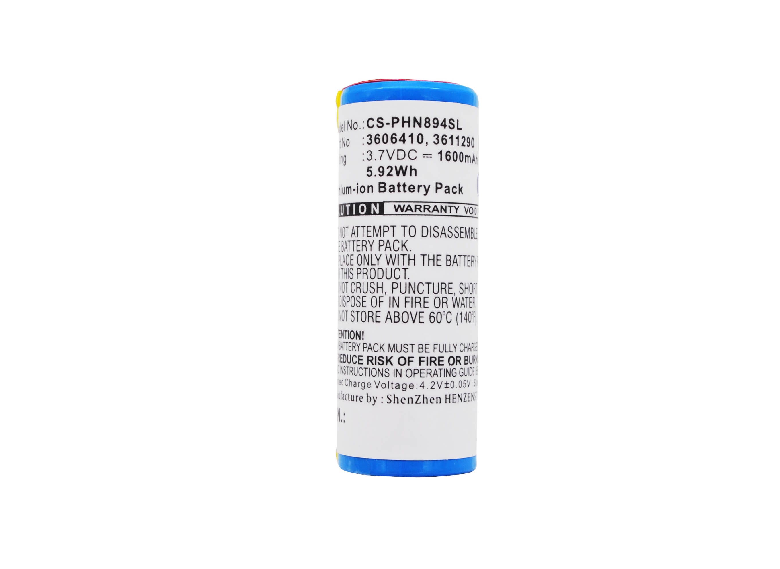 Batteri til barbermaskin for Philips 8892XL, HQ8894, 8894XL og andre.