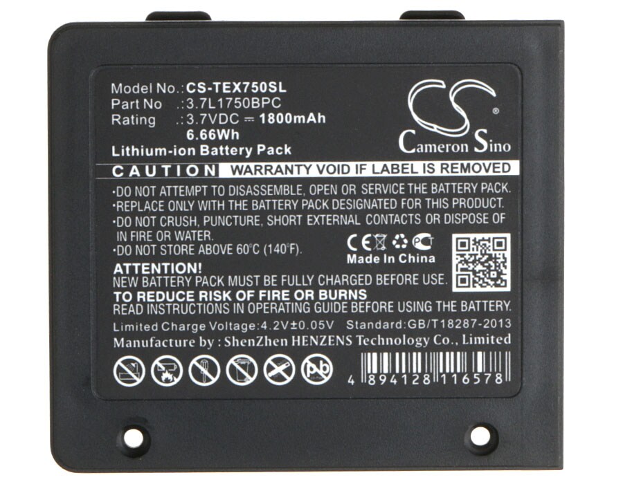 Batteri til kalkulator for Texas Instruments TI-Planet