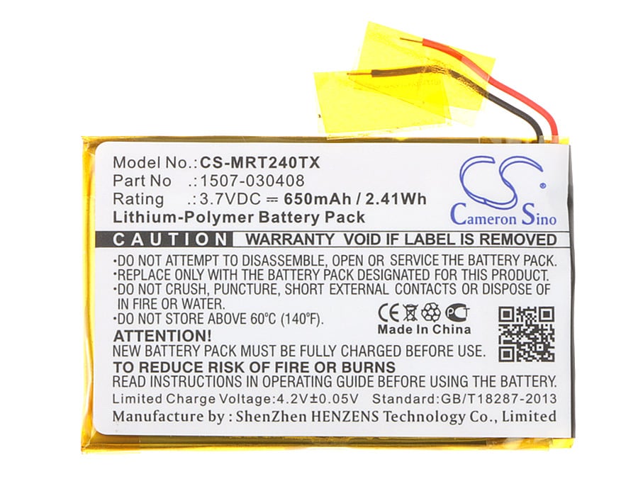 Batteri for tastatur, mus for Rii mini i24, i24T, RT-MWK24T