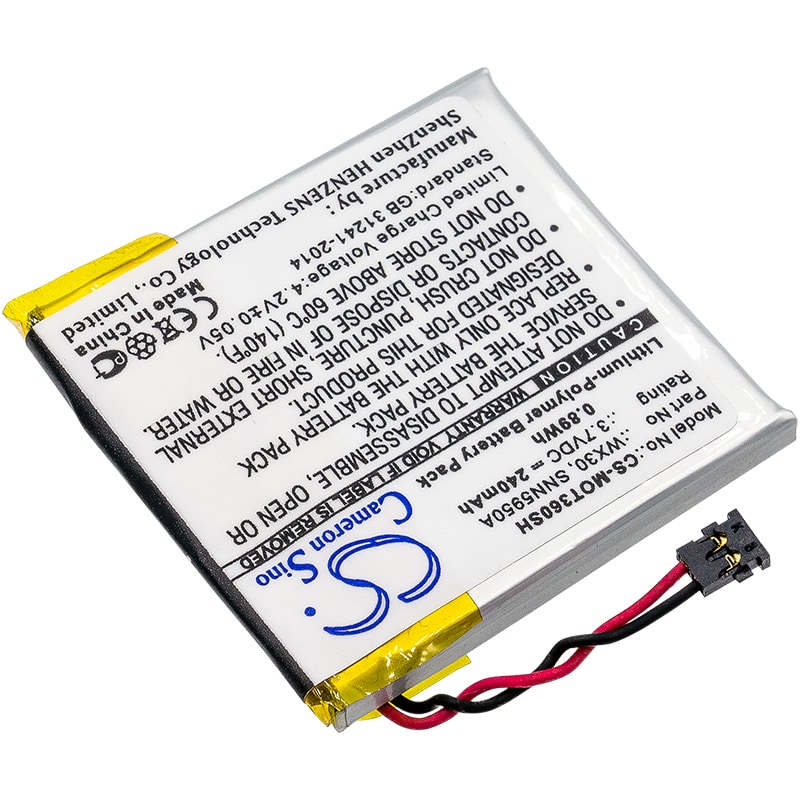 Batteri for smartklokke for Motorola Moto 360