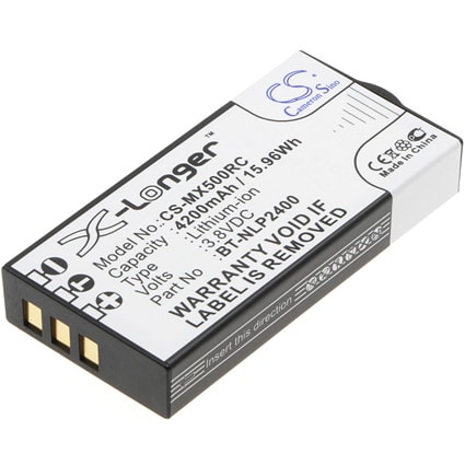 Batteri til fjernkontroll for URC MX-5000, TRC-1280