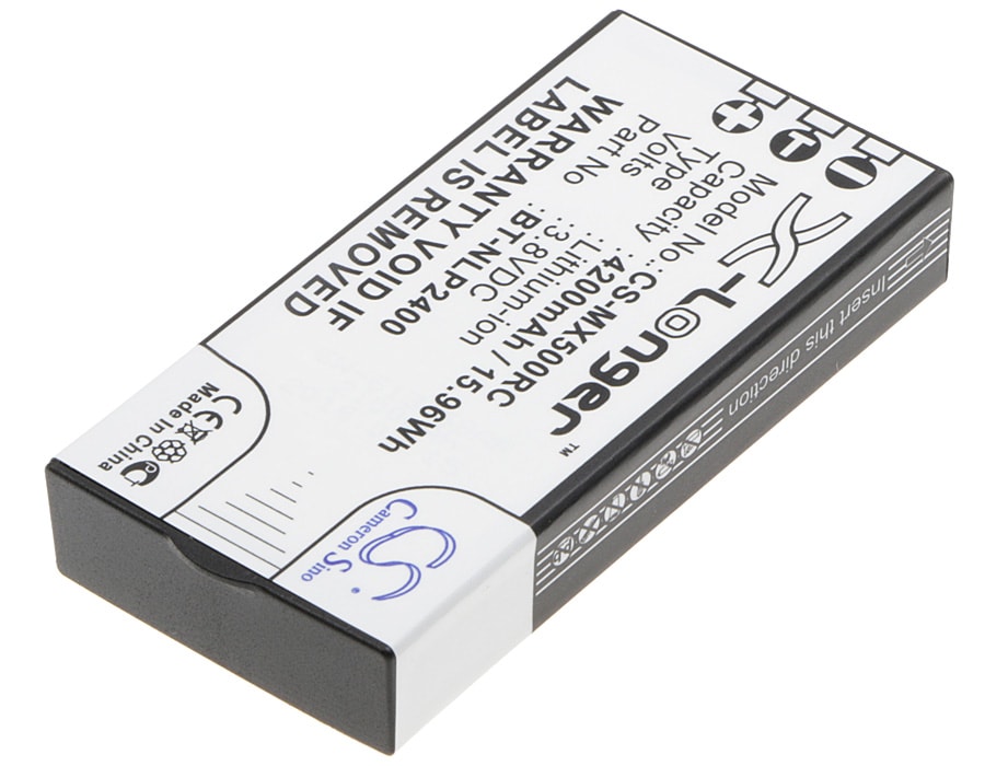 Batteri til fjernkontroll for URC MX-5000, TRC-1280