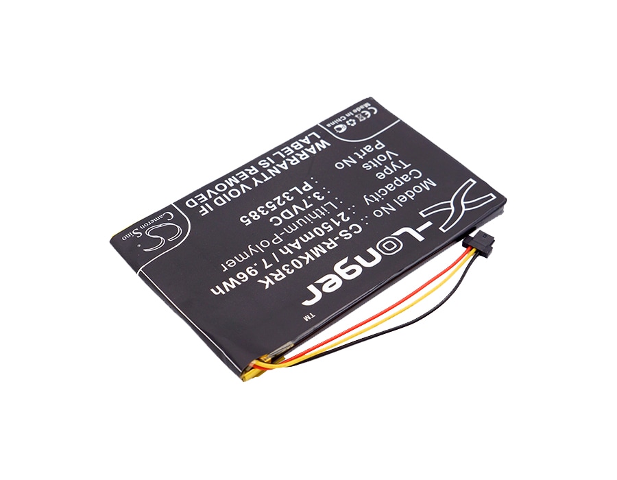 Batteri for tastatur, mus for Razer Turret Gaming Lapboard, RZ03-0133, RZ84-01330100