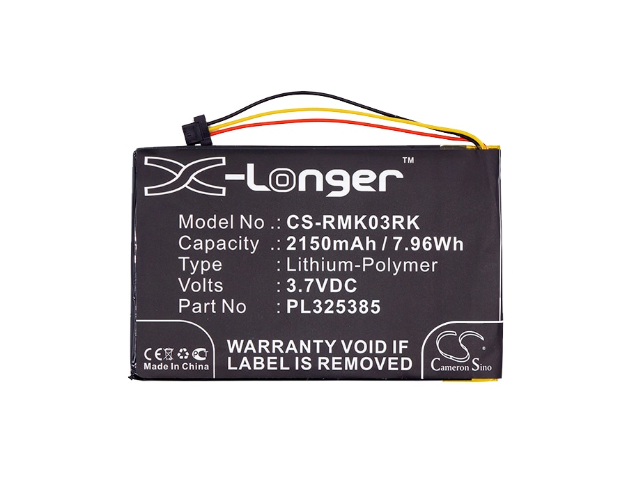 Batteri for tastatur, mus for Razer Turret Gaming Lapboard, RZ03-0133, RZ84-01330100