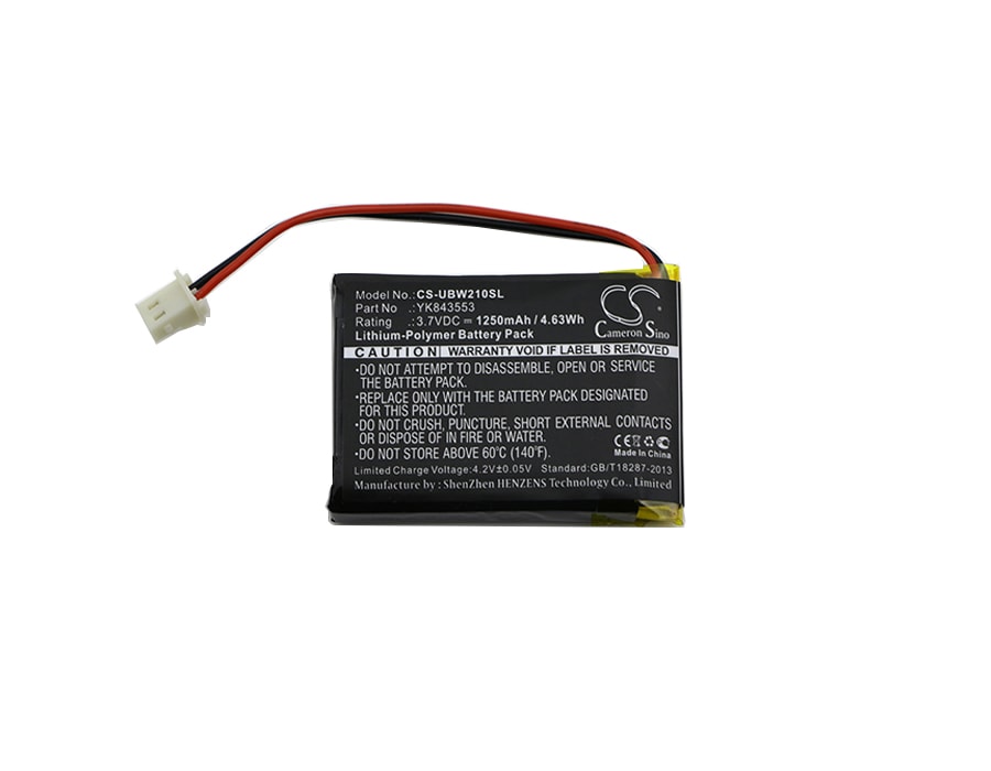 Batteri til BabyPhone for UNIDEN UBW2101C-kamera, UBWC21