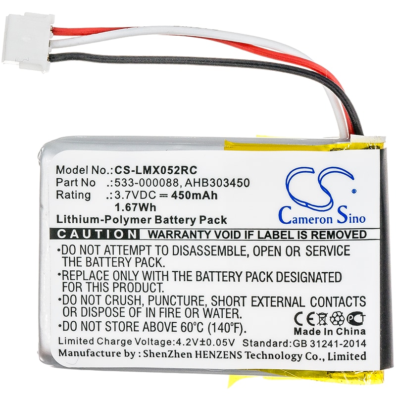 Batteri for tastatur, mus for Logitech MX Master, MX Anywhere 2, 910-004362 og andre.