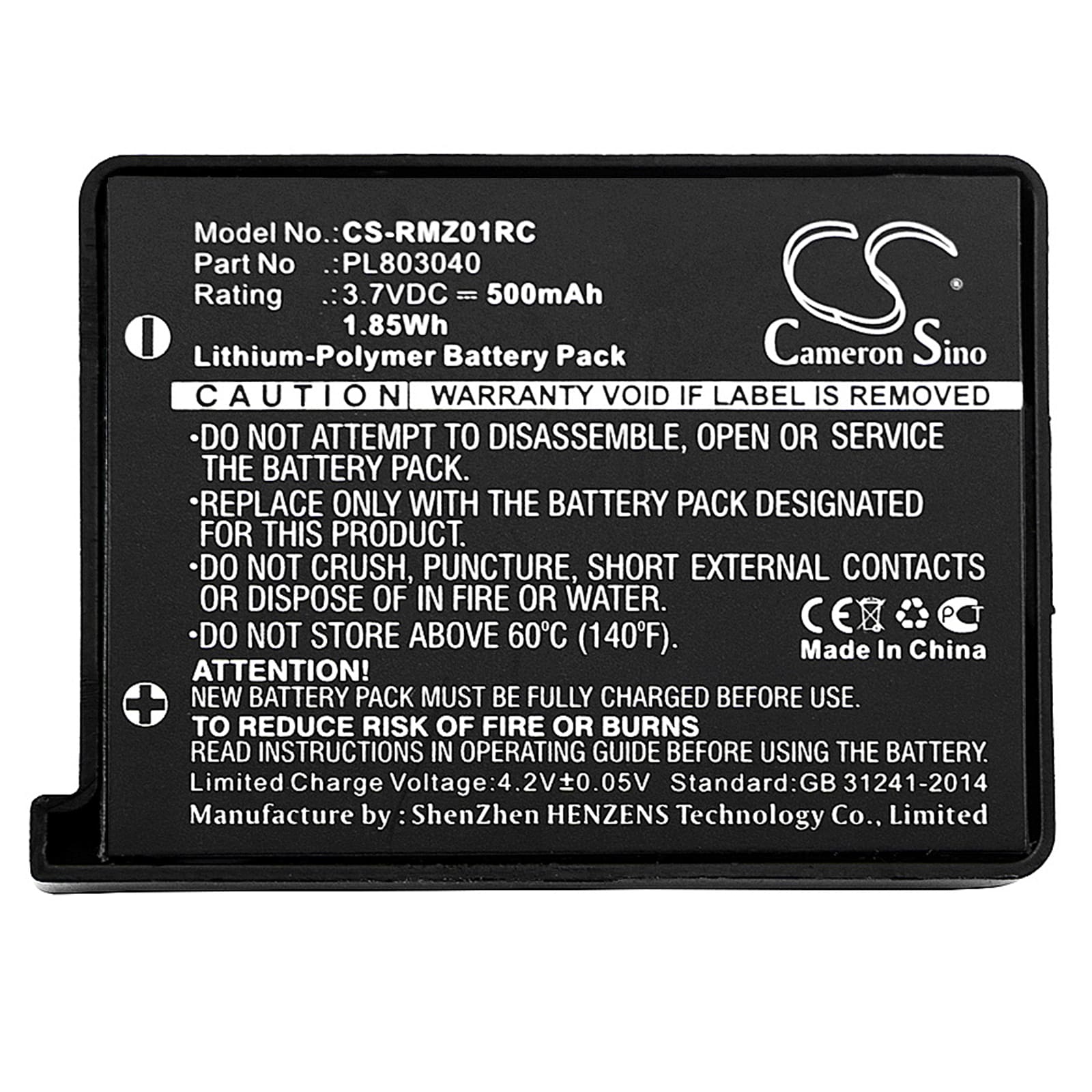 Batteri for tastatur, mus for RAZER Turret, Turret gamingmus, RZ01-0133 og andre.
