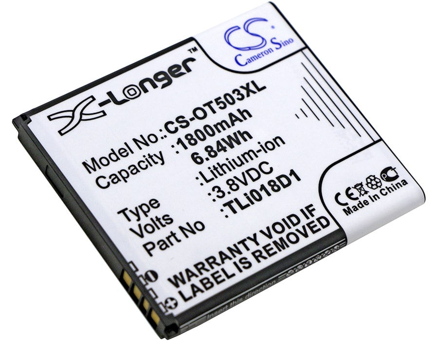 Batteri for Hotspot for Alcatel One Touch Pop D5, OT-5038, OT-5038A og andre.