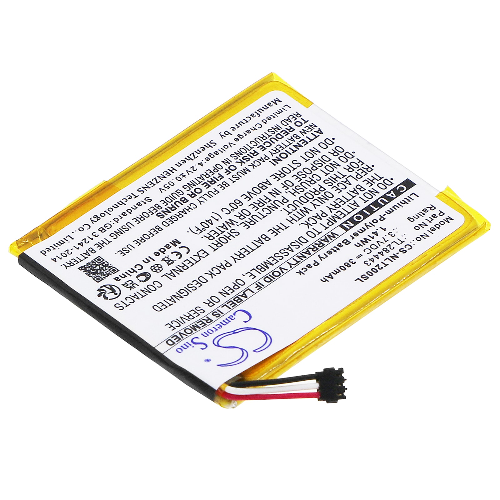 Smart Home-batteri for Nest Learning Thermostat 2. generasjon, T3007ES og andre.