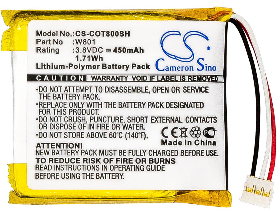 Batteri til smartklokke for Codio K8, T8