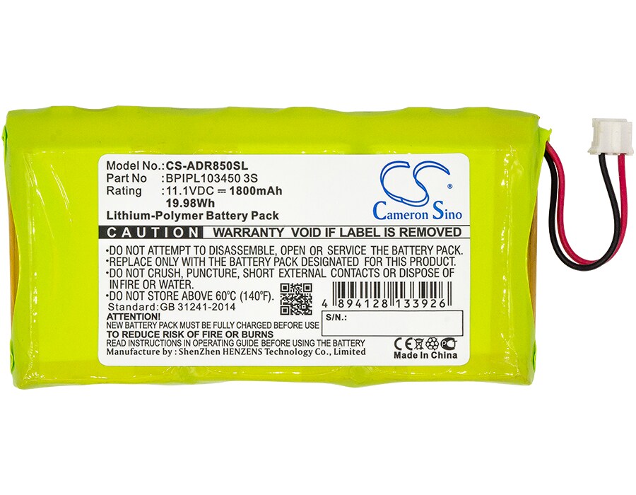 Batteri for DAB Digital til Albrecht DR 850, DR-850