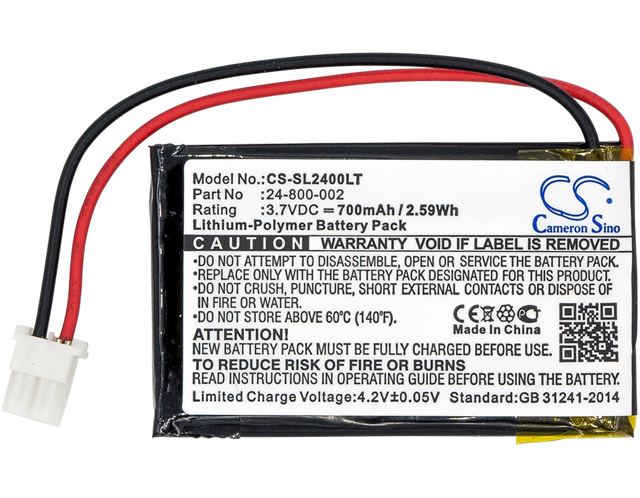 Batteri for LED-lys for solcelle-LED-lys SL-24000
