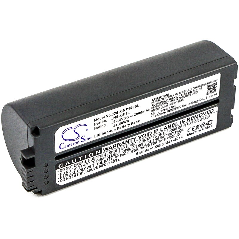 Batteri til skriver for Canon Selphy CP-100, Selphy CP-200, Selphy CP-220 osv.