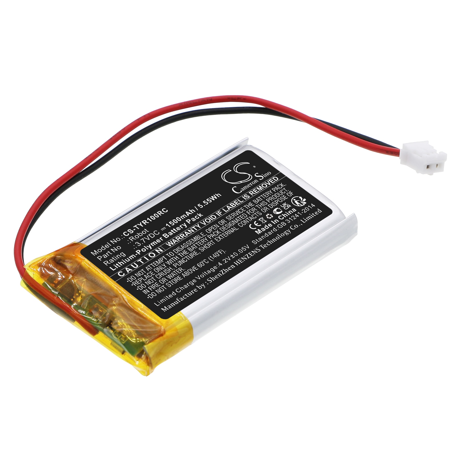 Batteri til robot for Thymio Robot