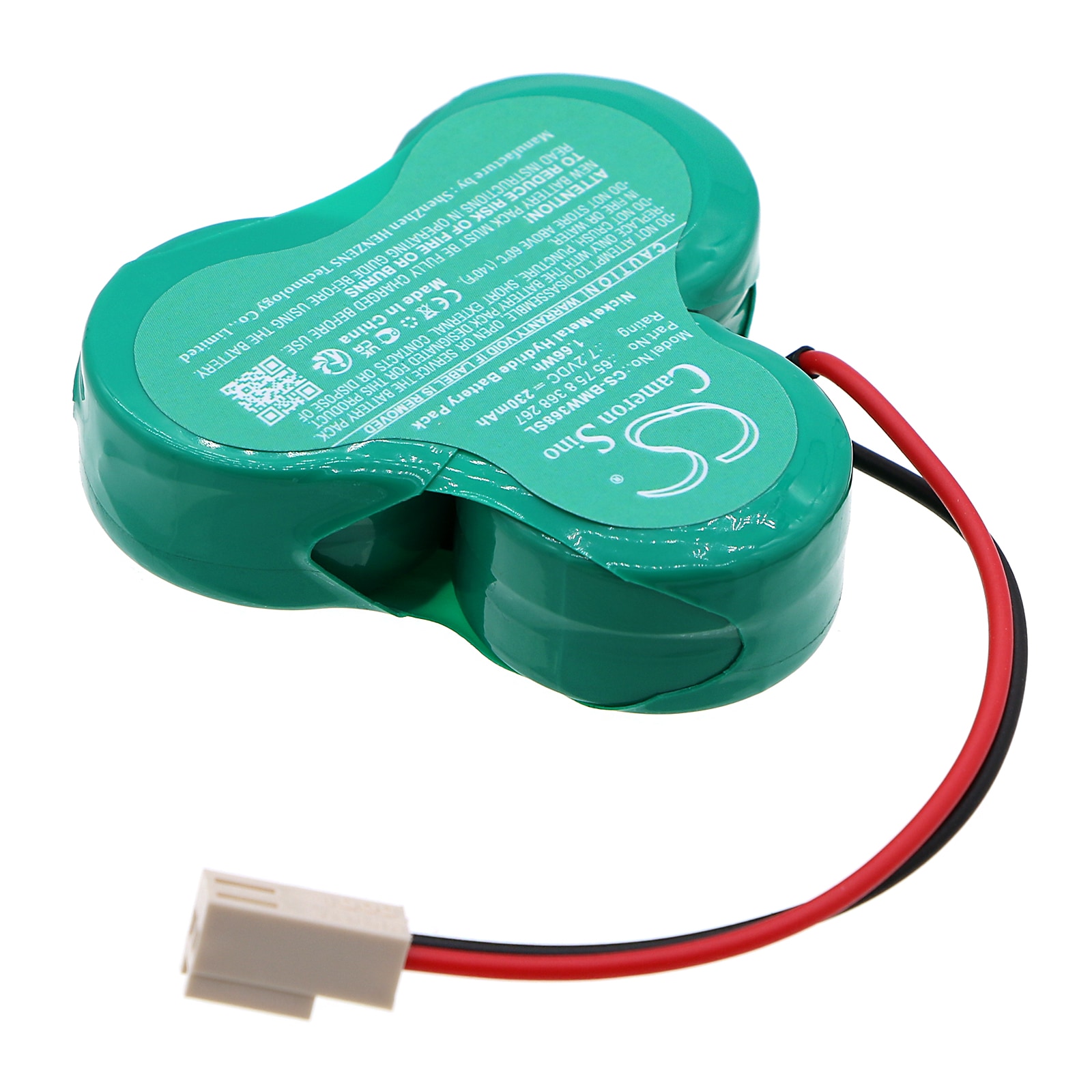 Batteri til sirenealarm for BMW 3-serie, 5-serie, E38 osv.