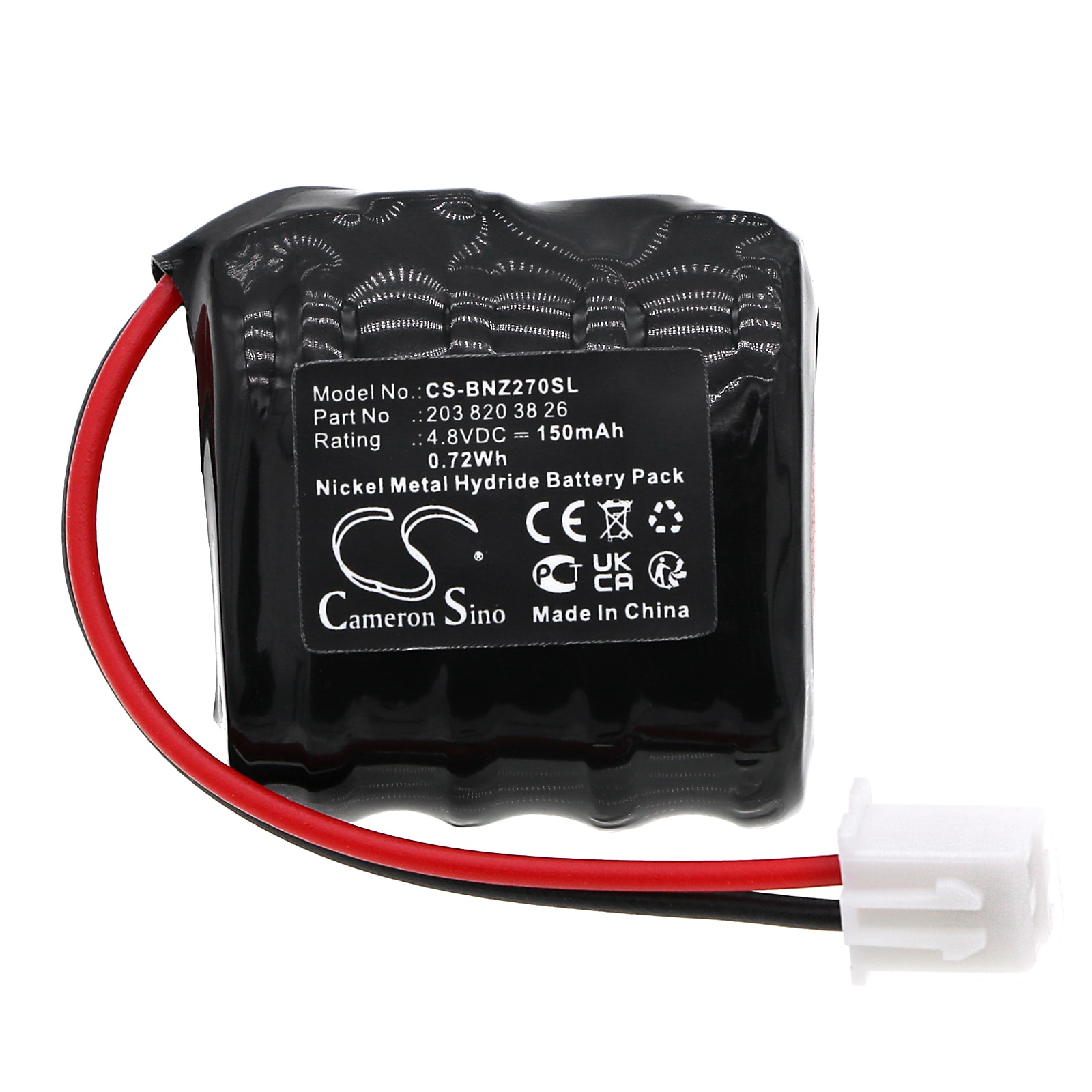Batteri for sirenealarm for Mercedes-Benz CLK sirenealarm, CLK 270, CLK 320