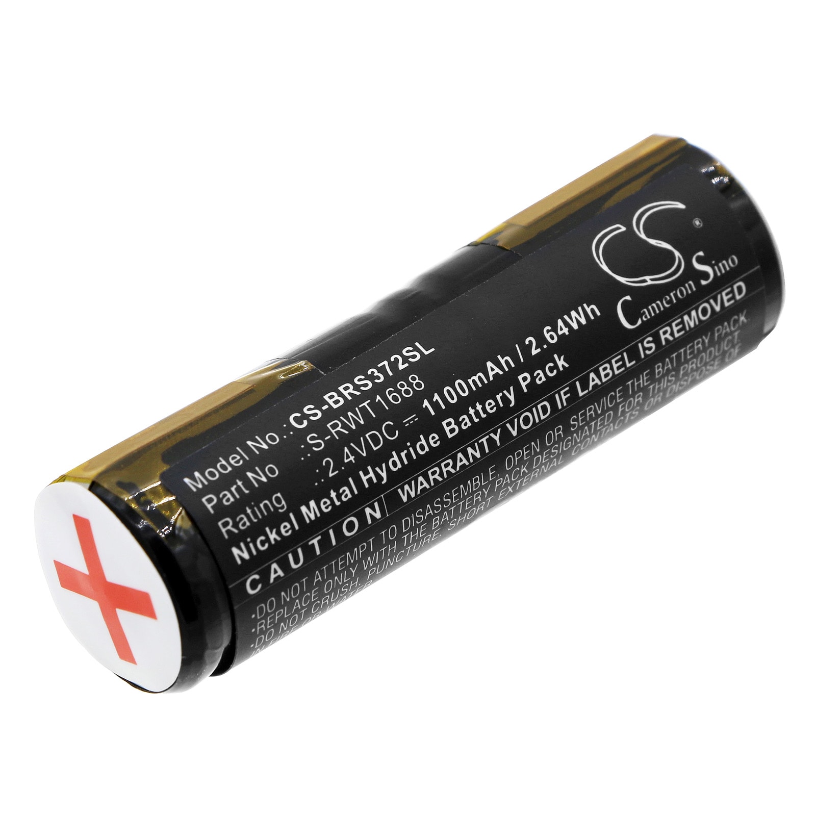 Batteri for tannbørste for Rowenta Dentasonic, Dentacontrol Duo, Dentacontrol 707 etc.