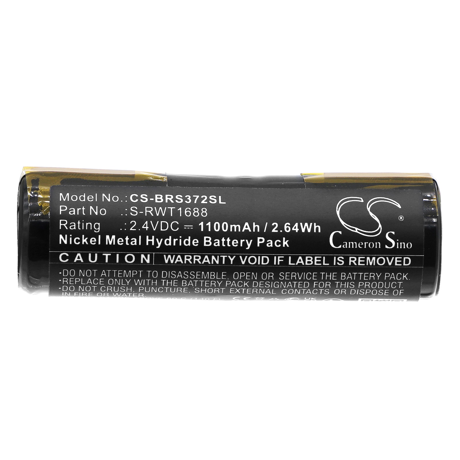 Batteri for tannbørste for Rowenta Dentasonic, Dentacontrol Duo, Dentacontrol 707 etc.