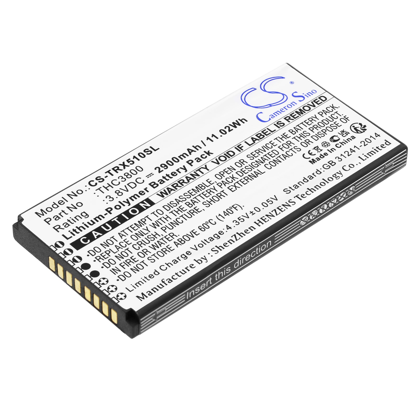 Batteri til satellittelefon for Thuraya X5-Touch