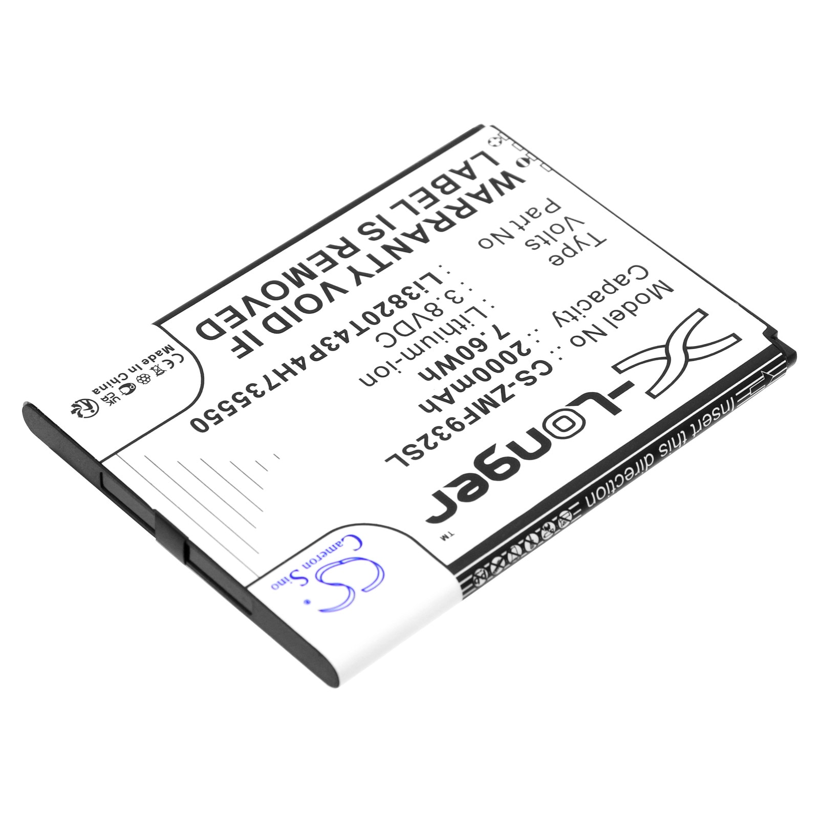Batteri for hotspot for ZTE WiFi5 MF932