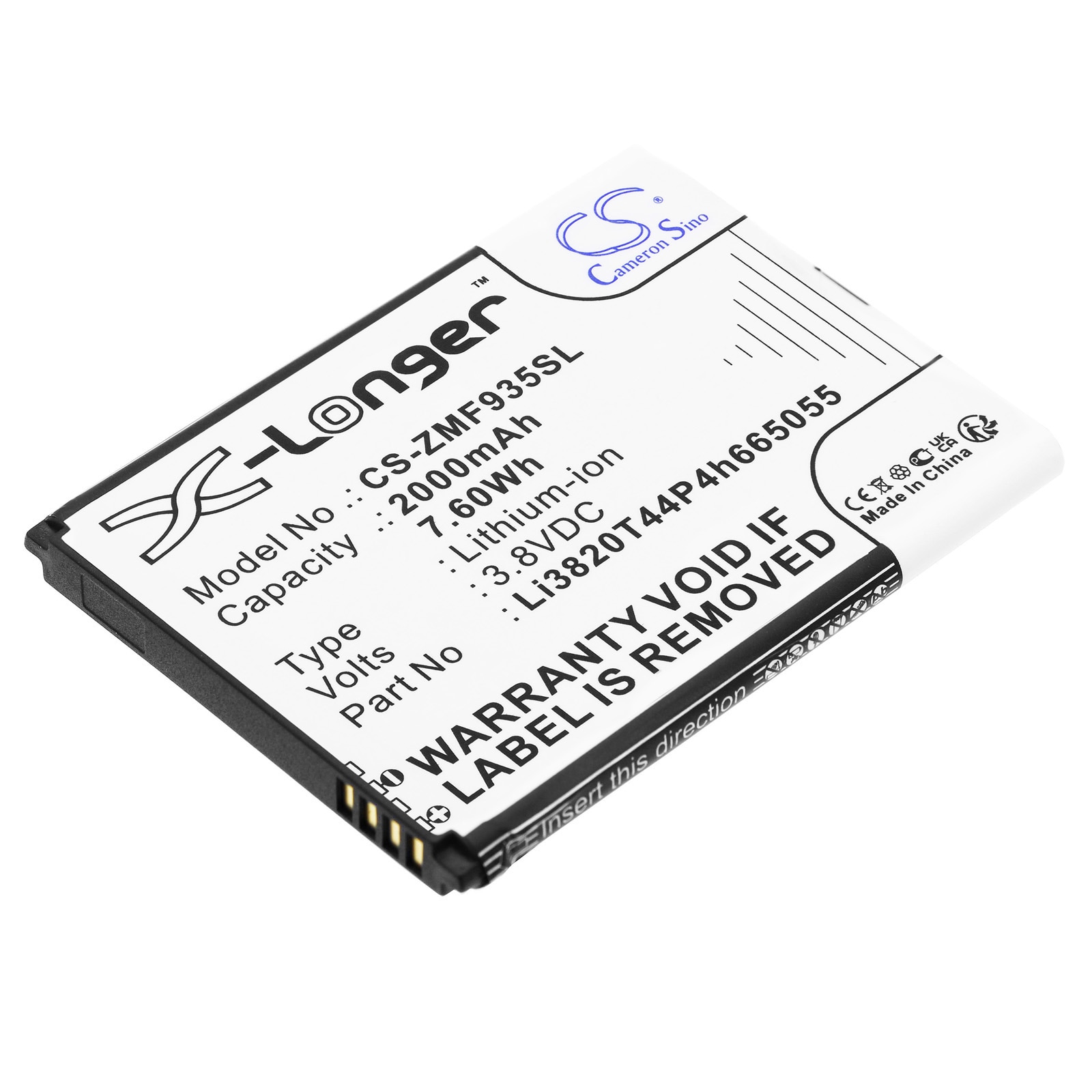 Batteri for Hotspot for ZTE MF935