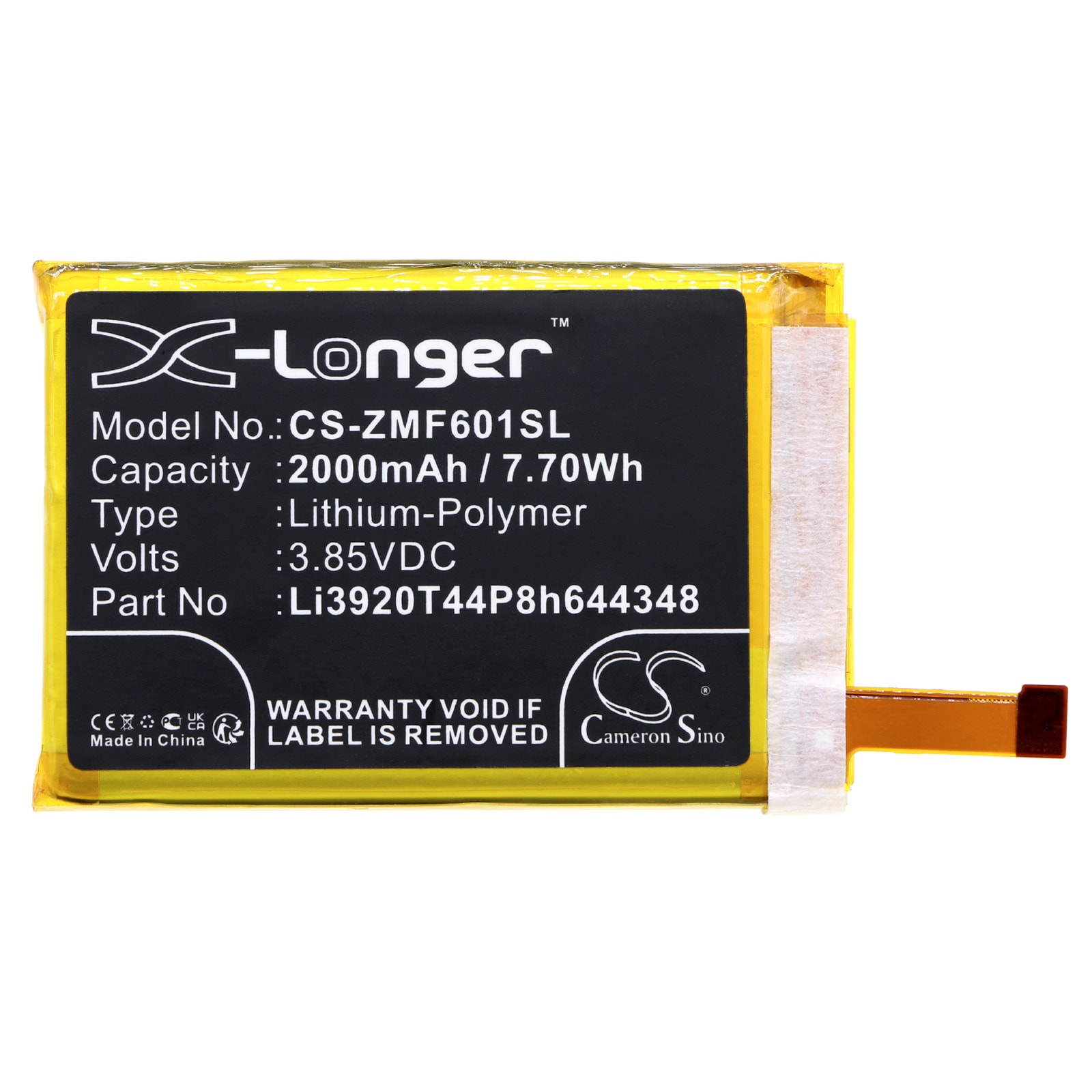 Batteri for hotspot for ZTE Pocket WiFi 601ZT, Pocket WiFi 801ZT