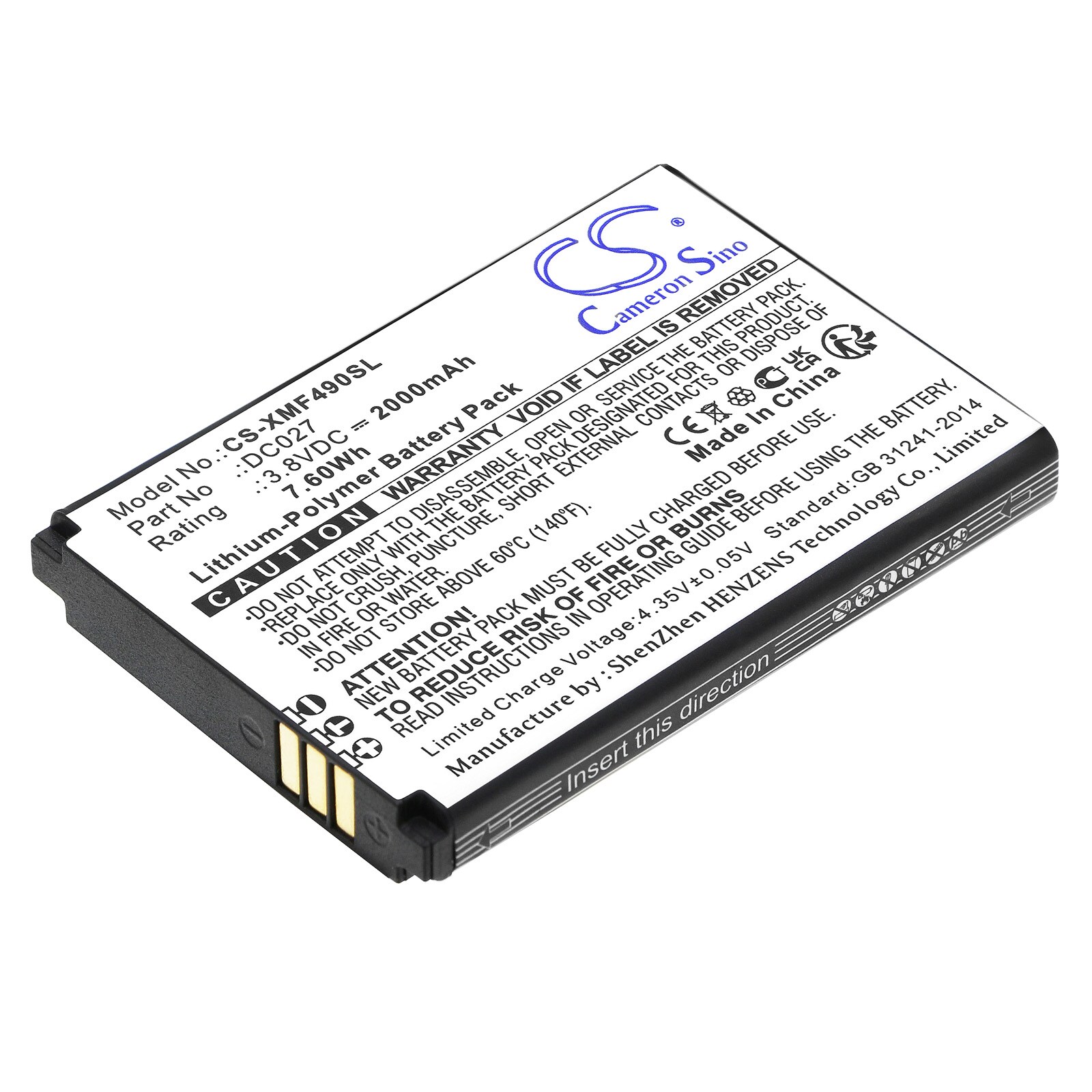 Batteri for Hotspot for Xiaomi F490 4G