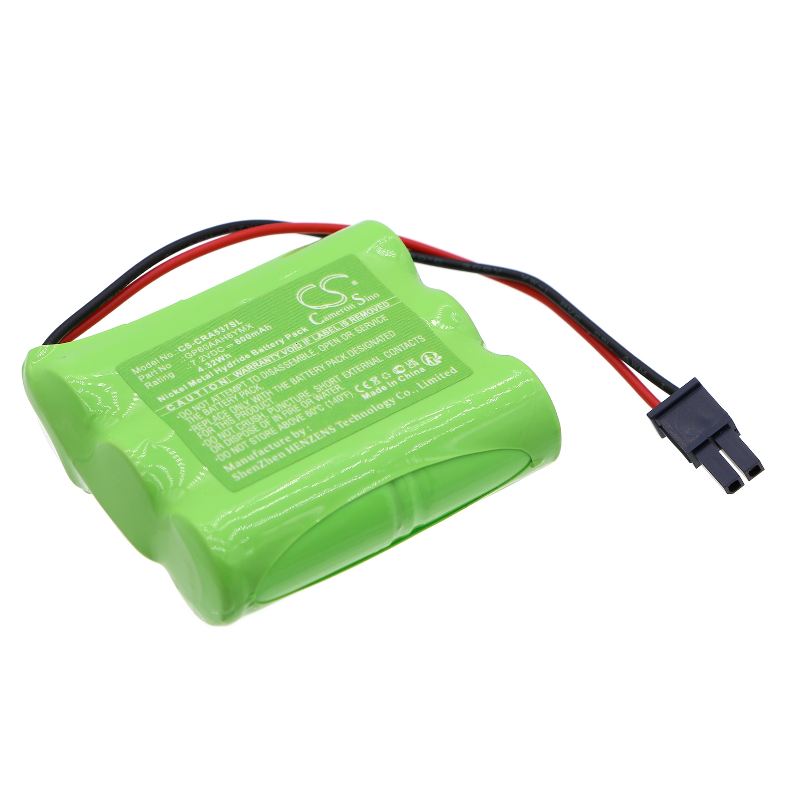 Batteri til sirenealarm for Cobra 5370, 6422, 5370 Alarm Sounder og andre.