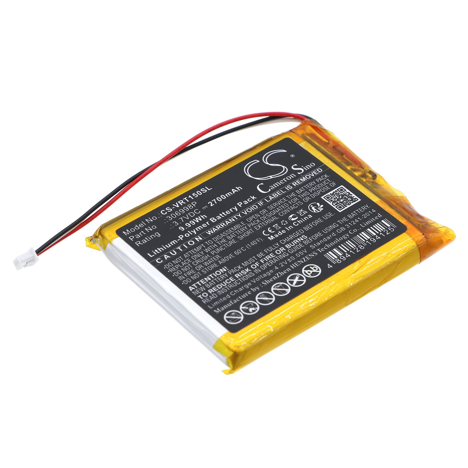 Batteri til varmekamera for Voltcraft BS-1000T, BS-1500T