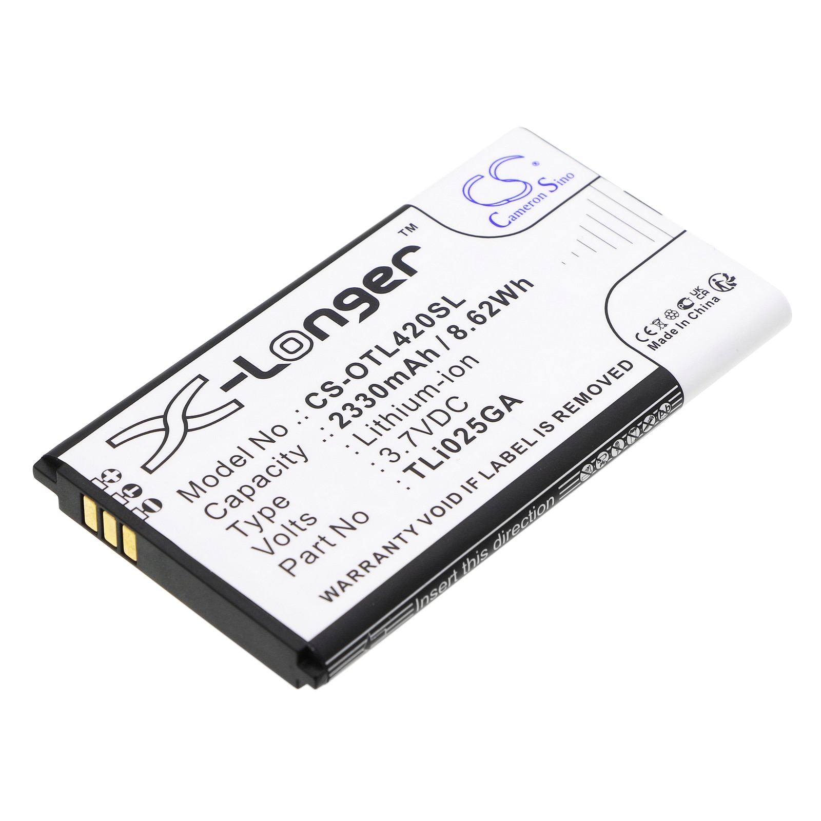 Batteri for Hotspot for Alcatel Link Zone, MW42LM