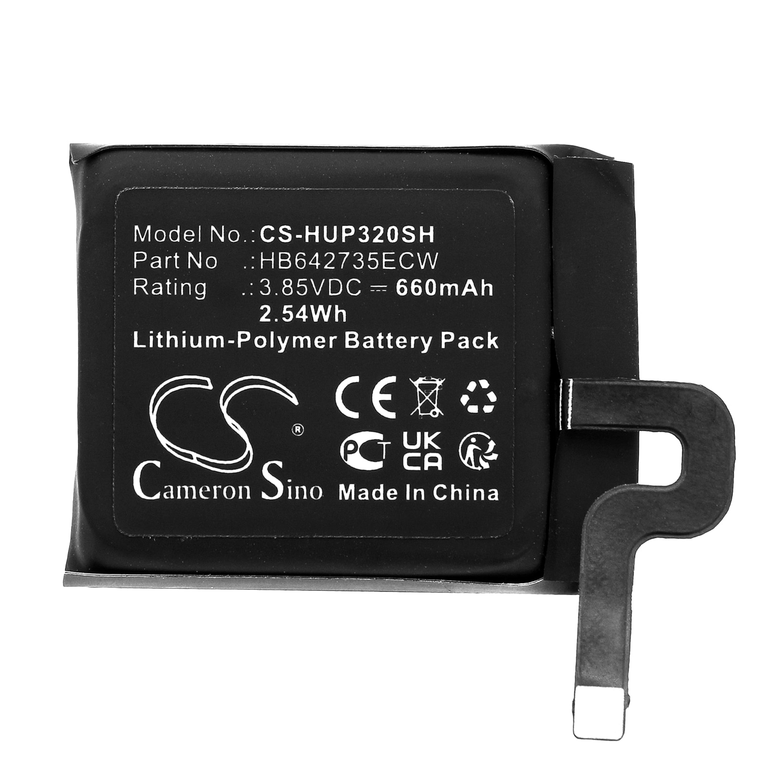 Batteri til smartklokke for Honor K2 Kids