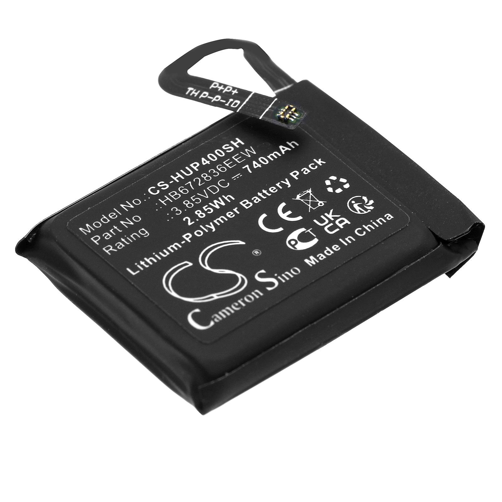 Batteri til smartklokke for Huawei Watch GS Pro, Watch 4x, Watch 4s