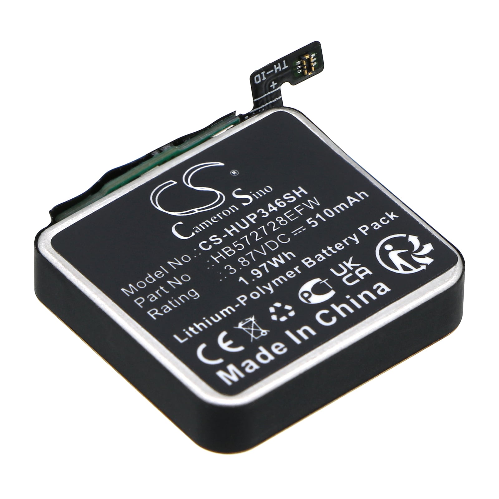 Batteri til smartklokke for Huawei Watch GT3 Pro 46mm
