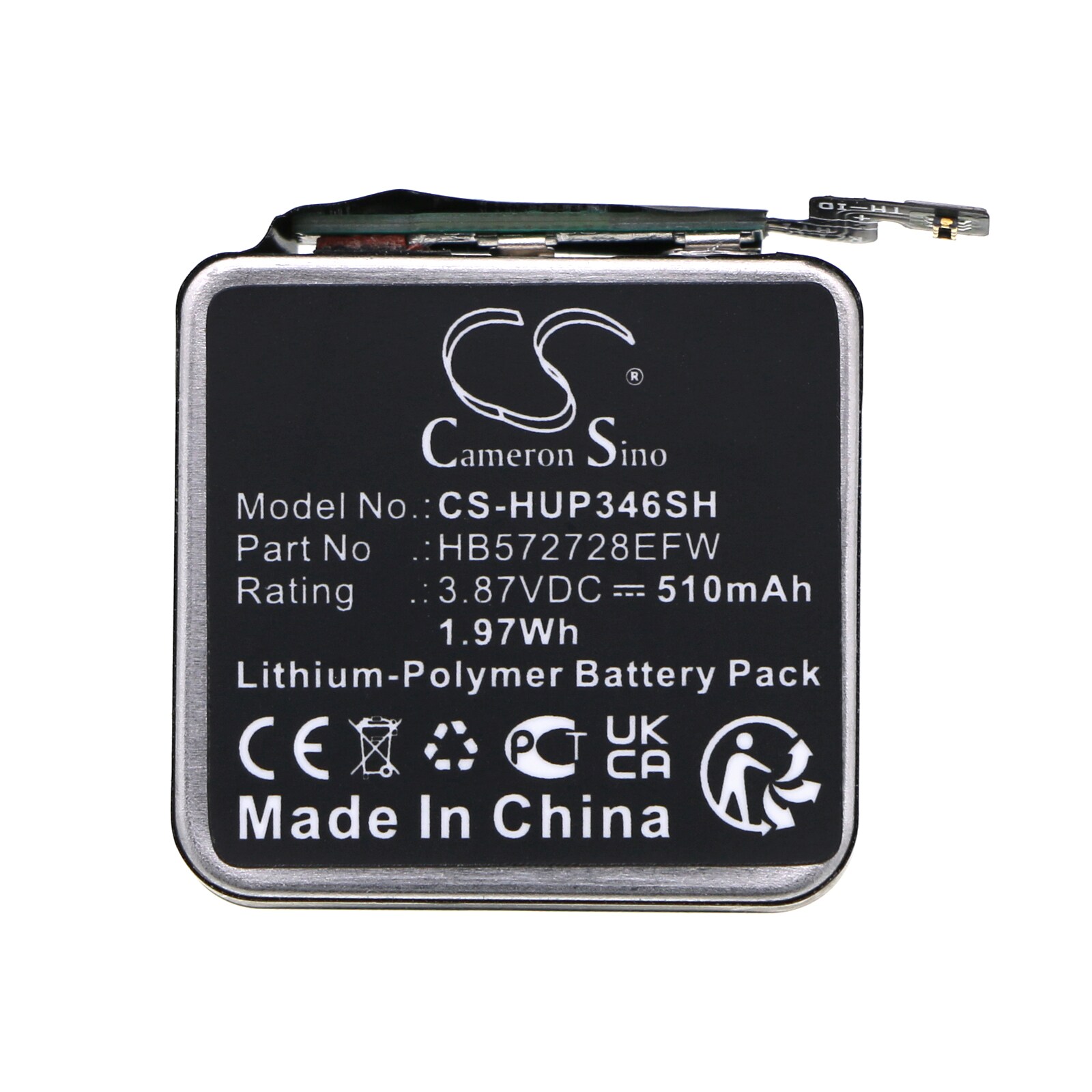 Batteri til smartklokke for Huawei Watch GT3 Pro 46mm