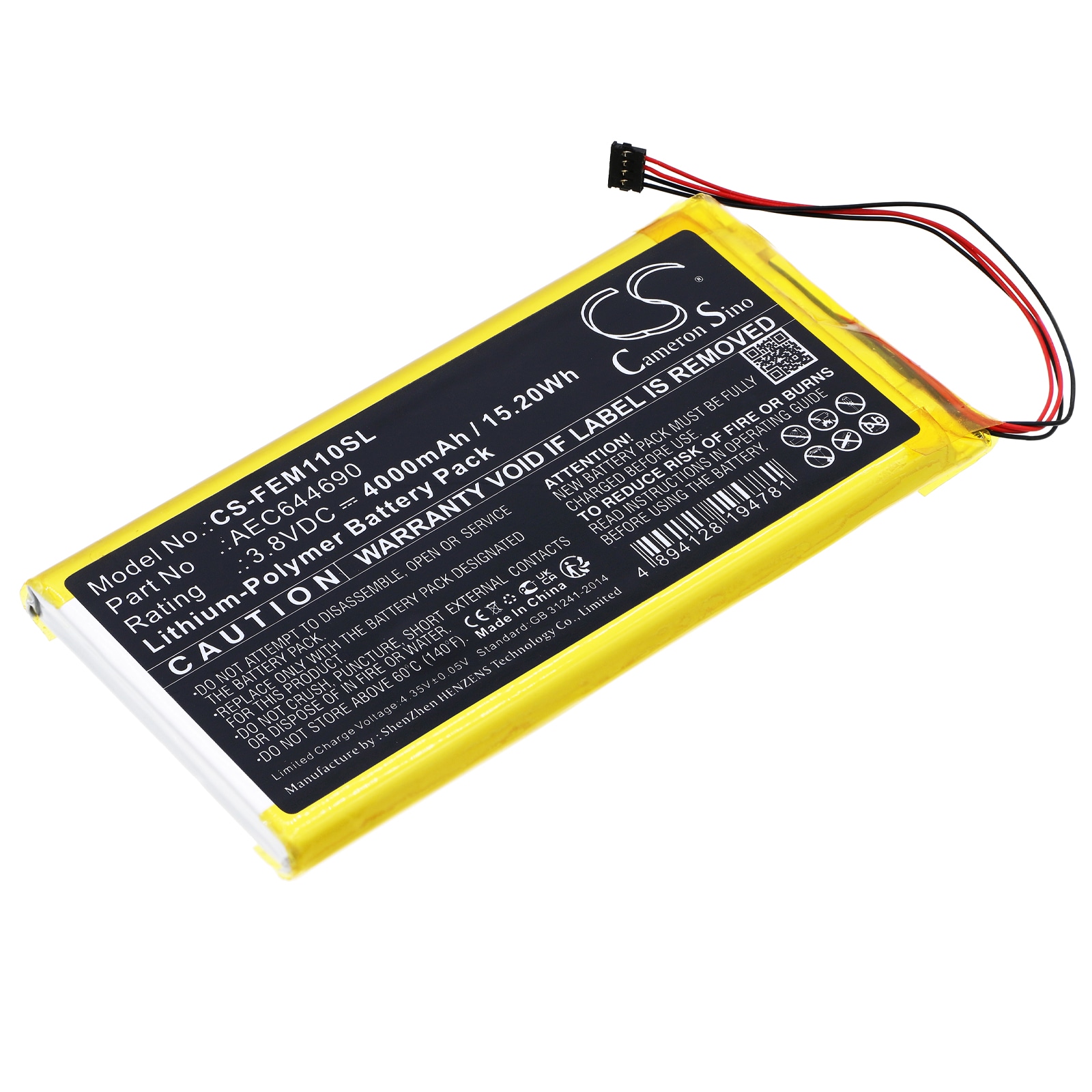 Batteri for Forsterker for Fiio M11