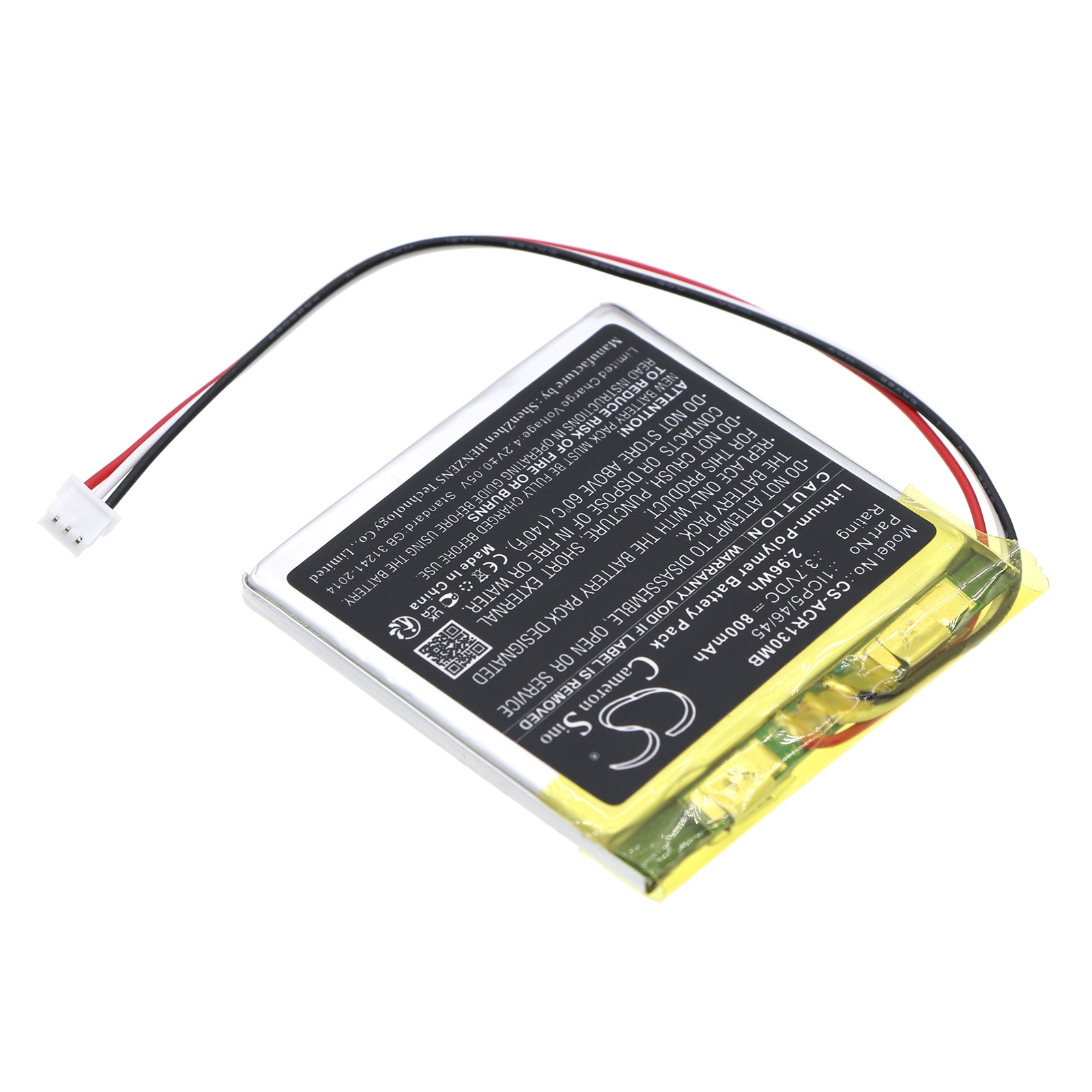 Batteri til BabyPhone for Angelcare AC1300, AC1300-D, AC1320 Monitor