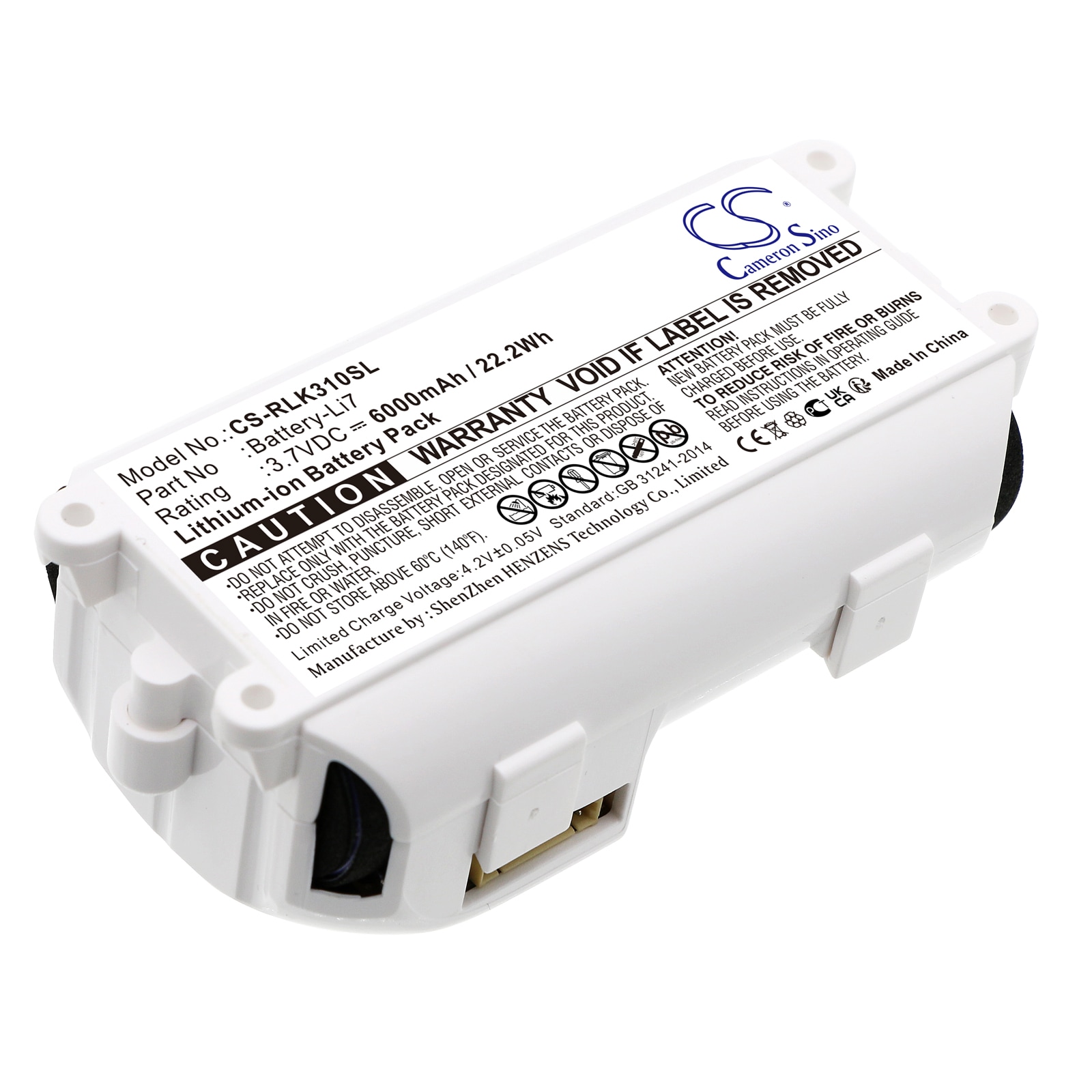 Batteri for sikkerhetskamera til Reolink Argus 3 Pro