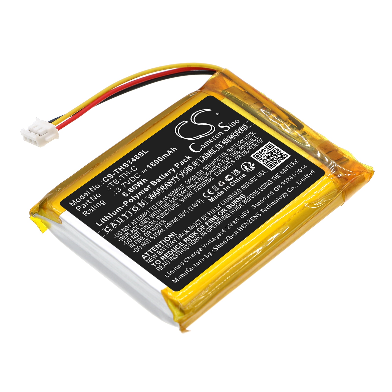Batteri for personlig pleie til Therabody Smart Goggles