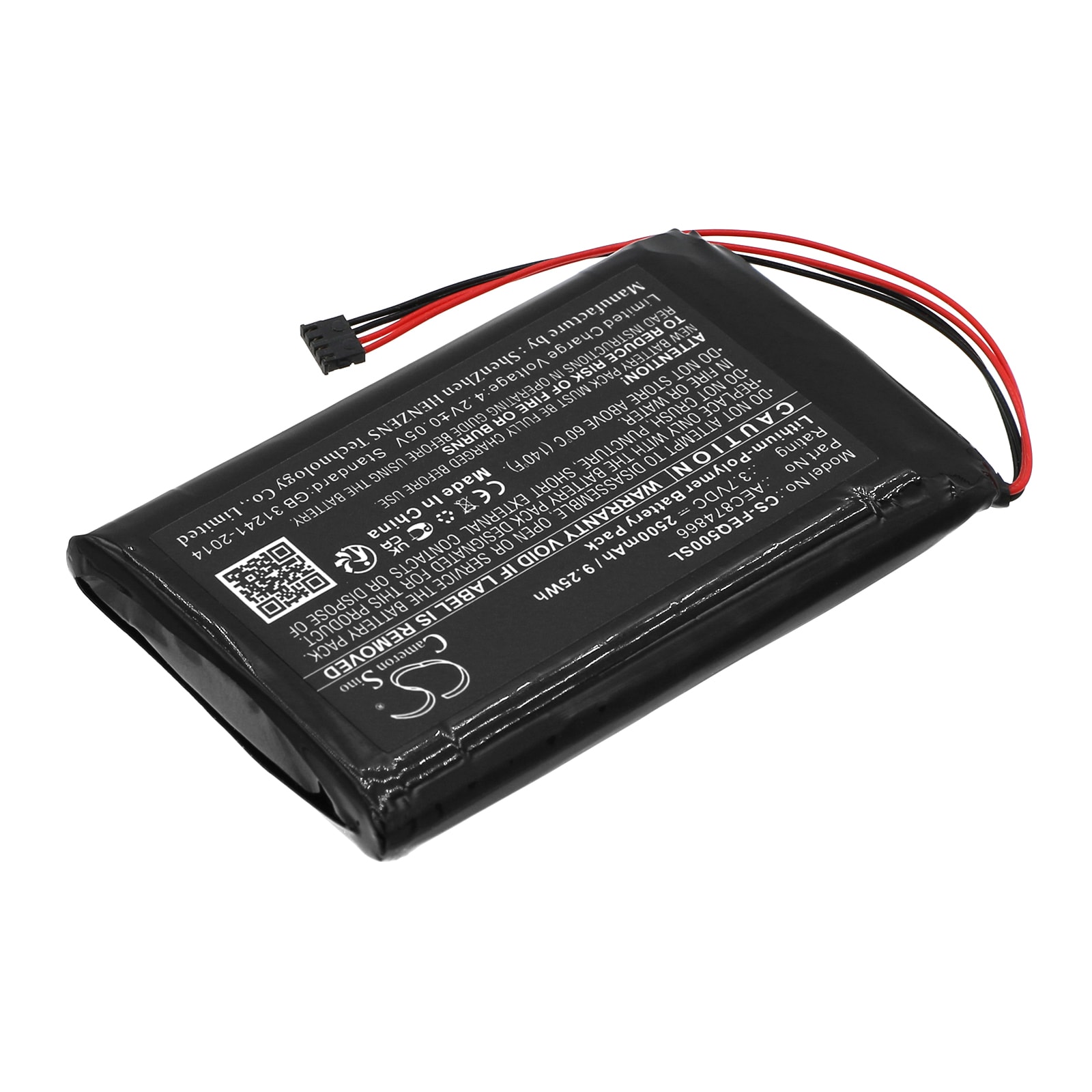 Batteri for Forsterker for Fiio Q5