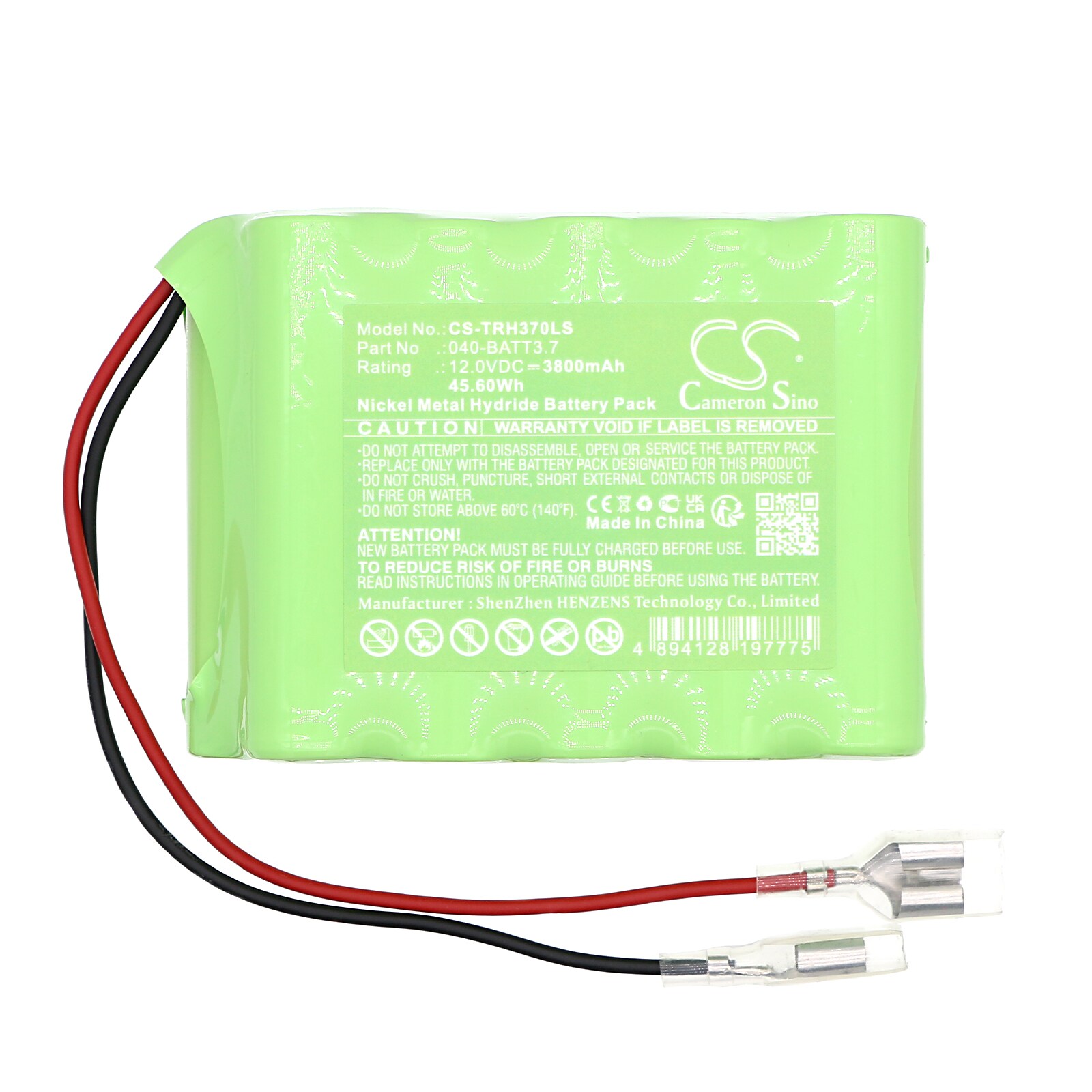Batteri for sykkellommelykter til Trail Tech 040-BATT3.7
