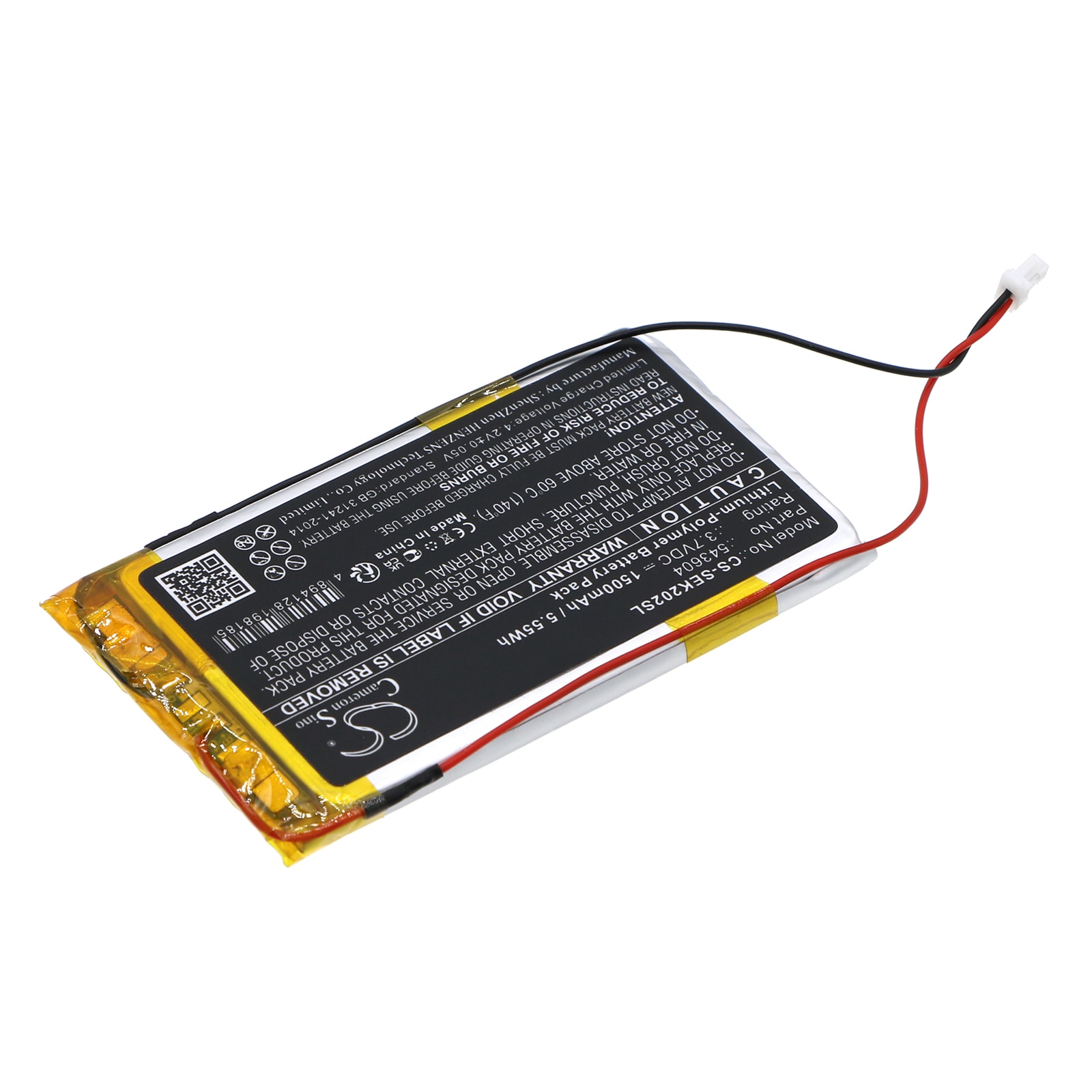 Batteri for sendere og mottakere for Sennheiser EK2020, EK 2020-D-II-mottaker