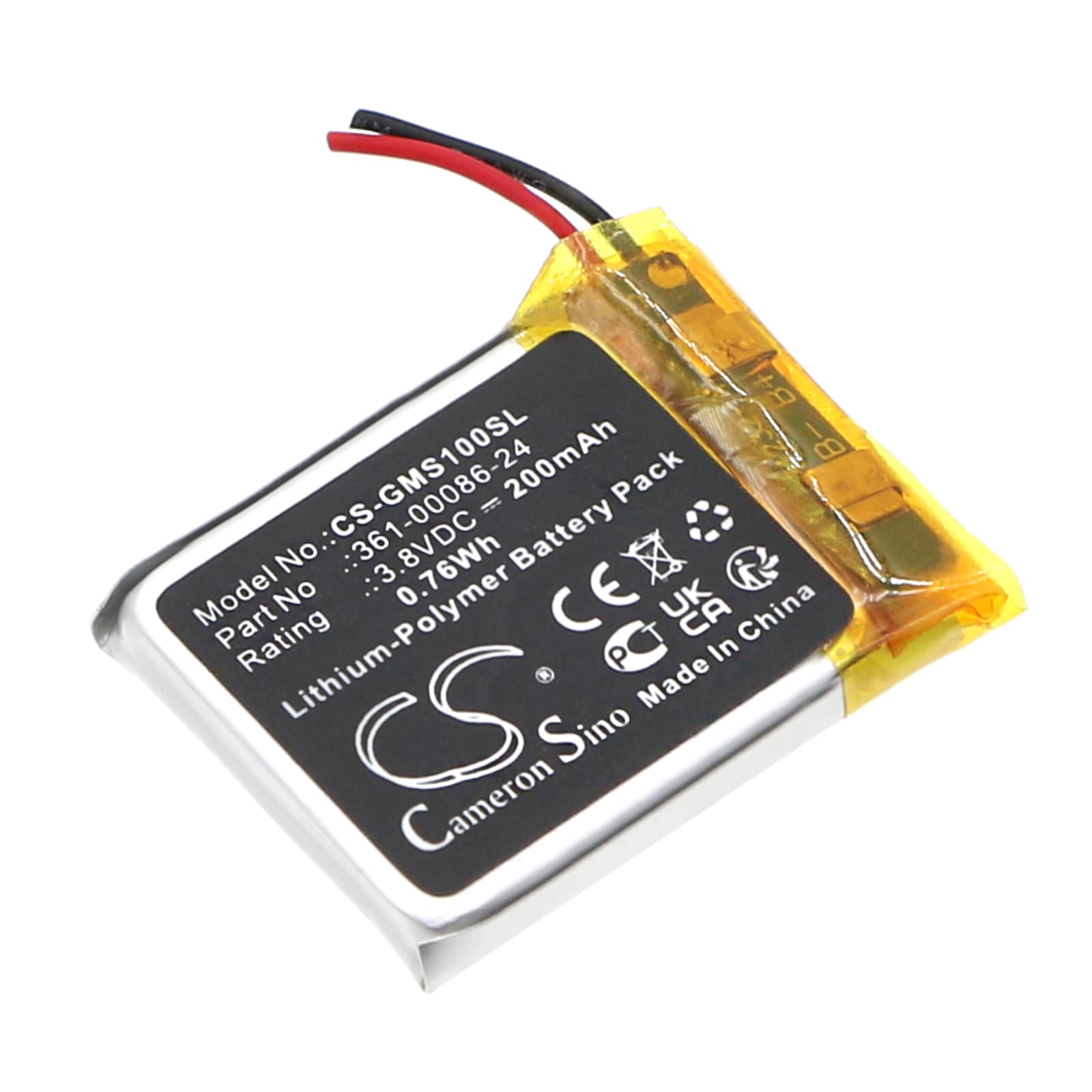 Batteri til smartklokke for Garmin Instinct Solar GPS