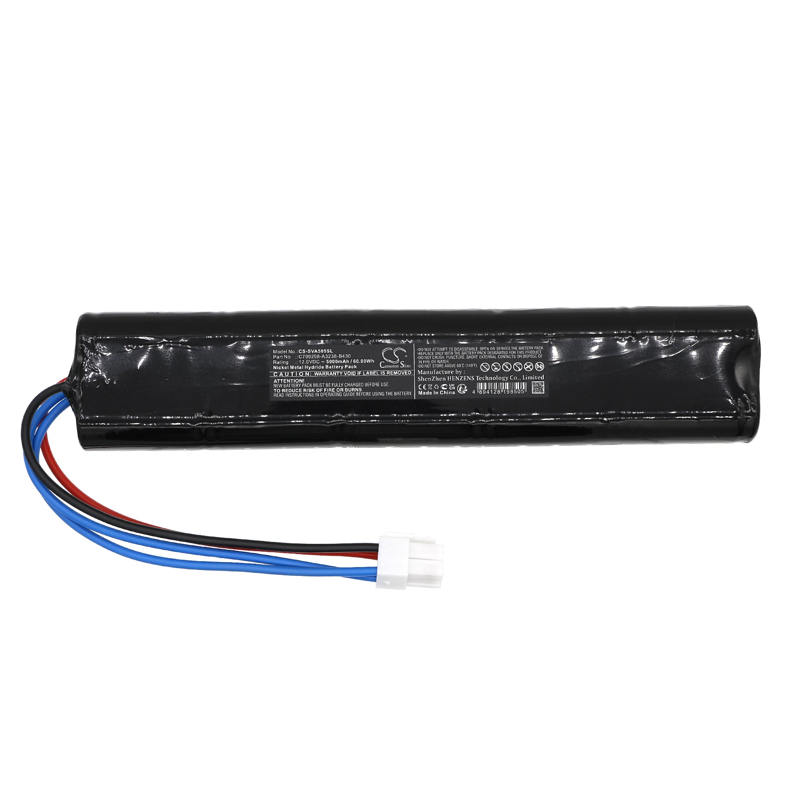 Batteri til diagnostisk skanner for Siemens VAS5051A, VAS5051, VAS5051B osv.